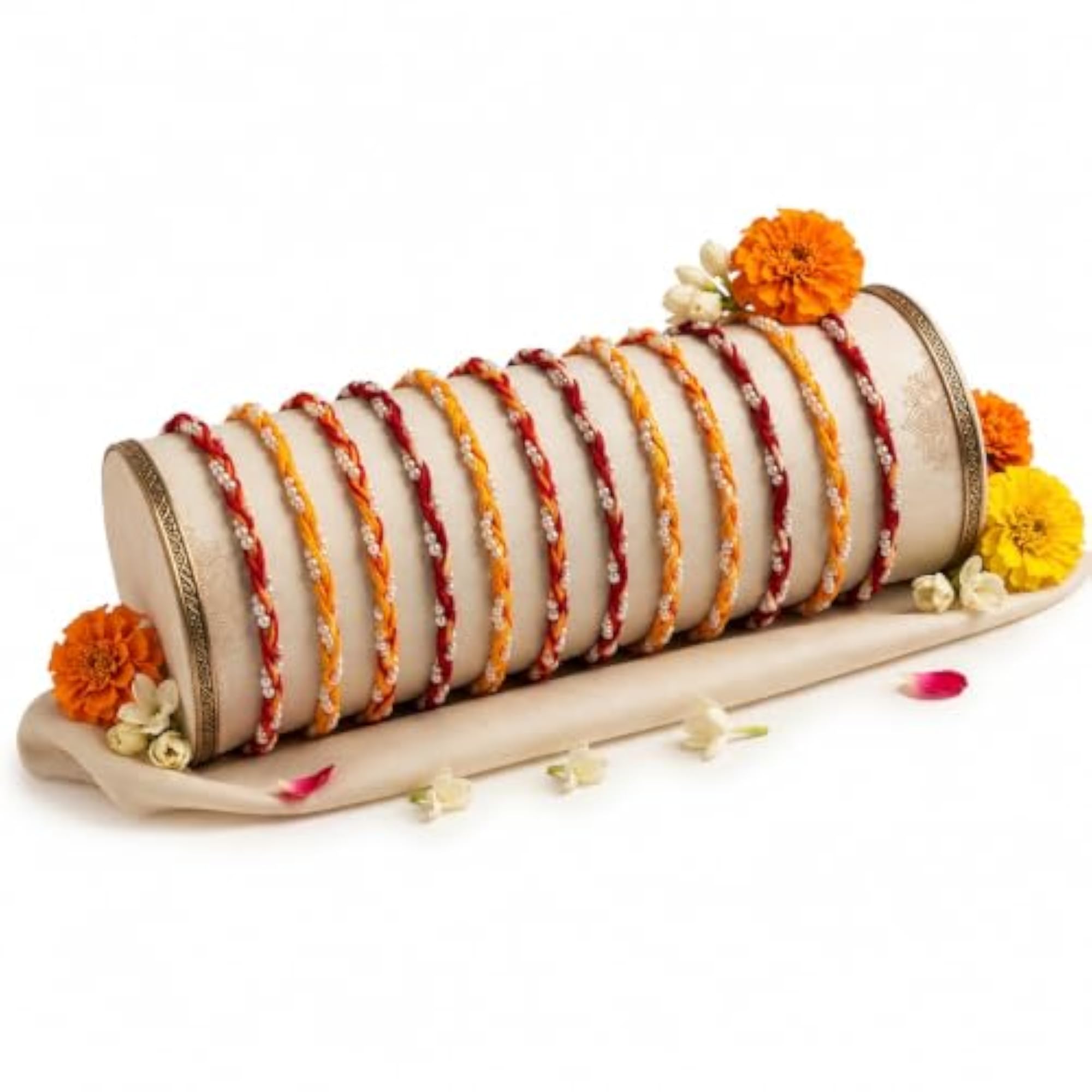 Traditional Rakhi Set of 12, Elegant Gift for Raksha Bandhan