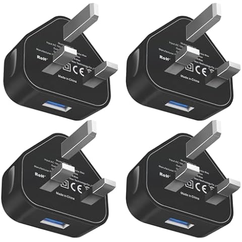 LOVEAI USB Charger 4-Pack for iPhone Cover