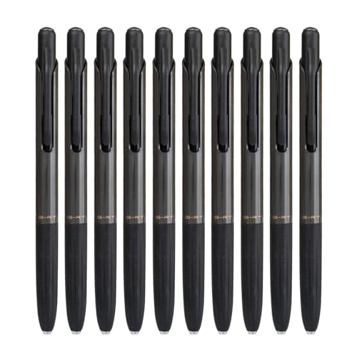 Image of Pentonic 0.7mm G-RT Retractable Gel Pen | Black Ink | Set of 10