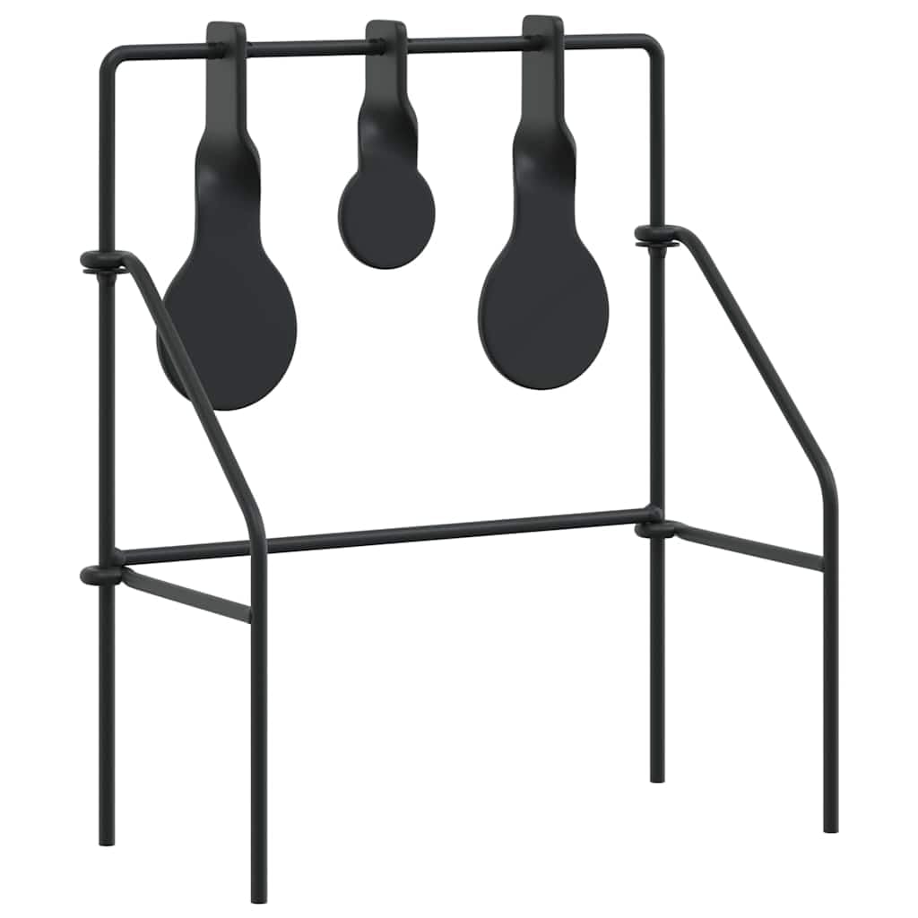 Generico Bersaglio Che Si ripristina Nero 26 x 13 x 31 cm Acciaio,Articoli Sportivi,Ricreazione all'aperto,Caccia e tiro a Segno,Accessori per tiro a Segno e poligono,Bersagli-42013602