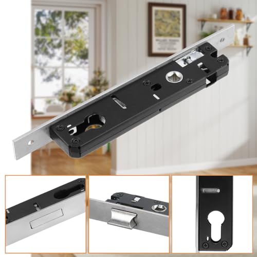 Risbay 1PCS Silver Aluminum Alloy 2 Point Bolt Mortise Lock Replacement by Risbay - Used condition - Image 5