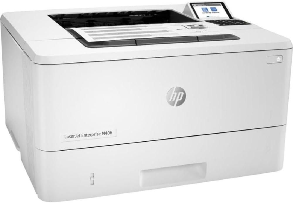 HP Laserjet Enterprise M406 M406dn Desktop Laser Printer - Monochrome