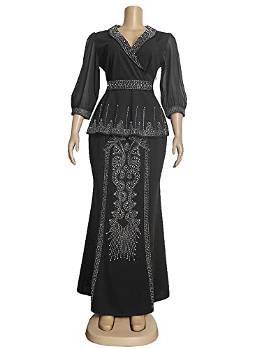 Elegant Two-Piece African Gown for Special Occasions - Image 2