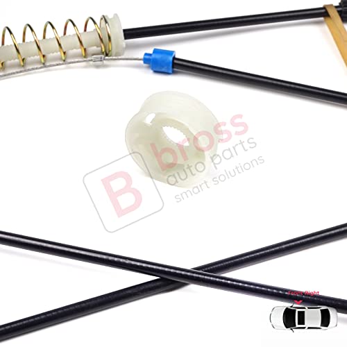 Bross Brossbwr982 Window Regulator Repair Kit Right Door Compatible With Bm.w Mini Cooper Mk1 R50/53 2000–2006 #TOP5
