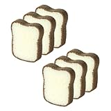Gatuida 6 Stück Toast Design Spülschwämme aus Hochwertigem Schwammmaterial Formstabil Sanft zu...