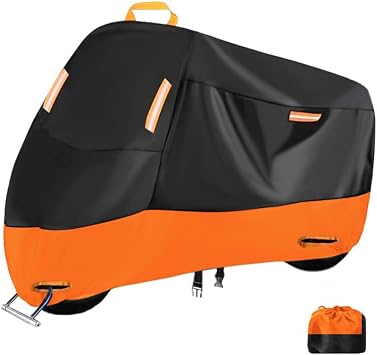 Motorcycle Cover for Ather 450 Plus/ 450X/ Rizta, All Weather Durable Oxford Outdoor Protection Motorbike Cover, All Season Protection Cover,A