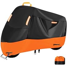 Motorcycle Cover for Apollo RFN Thunder 125/250/ 70, All Weather Durable Oxford Outdoor Protection Motorbike Cover, All Season Protection Cover,A