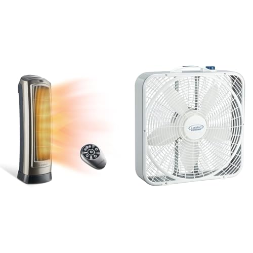 Lasko Oscillating Ceramic Tower Heater with Remote