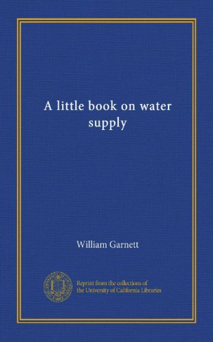 A little book on water supply