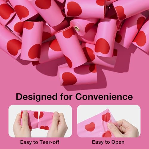Image of VETRESKA Dog Poop Bags, Leak Proof, Extra Thick and Large Pet Waste Bags for Dog Walking and Cat Litter, Smoked Cherry Scented, 300 Bags