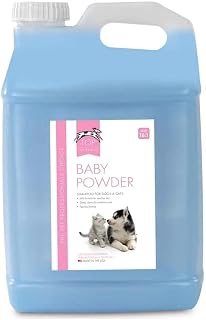 Dog Grooming Baby Powder Shampoo Conditioner Cologne Mist or Waterless Shampoo (Shampoo - 2.5 Gallon)