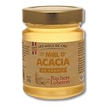 Les Ruchers du Luberon - Miel d’Acacia 340 g - Miel de Cru Francais - Naturel - Pur - Non Filtré - Non Pasteurisé - Sans Additifs