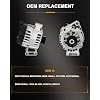 ROADFAR Alternator Replacement Fits for Ford for Fiesta 2011-2019