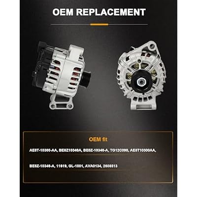 ROADFAR Alternator Replacement Fits for Ford for Fiesta 2011-2019