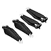 2 Pairs DJI Genuine Low-Noise Quick-Release Propellers for Mavic Pro or Mavic Pro Platinum, 8331 Sliver Stripes