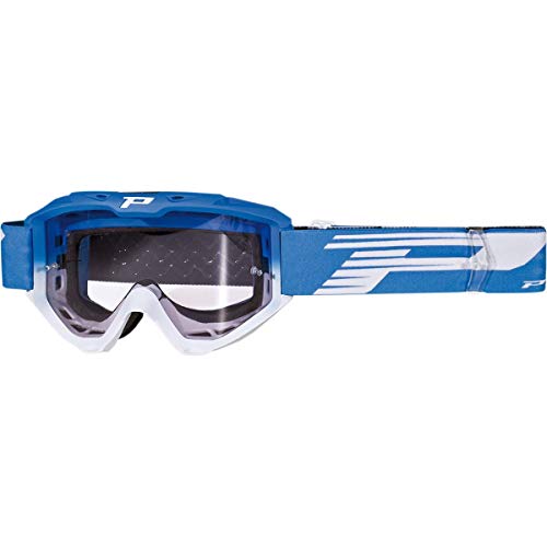 Pro Grip 3450LS Riot MX Offroad Goggles w/Light Sensitive Lens Light Blue/White