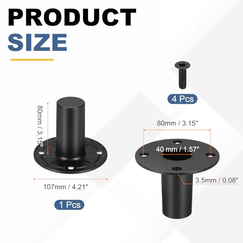 Adaptateur support haut-parleur pour éliminer les vibrations et fixer une enceinte sur perche - 2