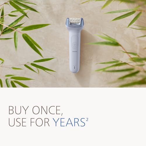 Philips Epilator Series 8000 - Cordless Wet and Dry Electric Epilator, Hair Removal for Legs and Body, with ProGuide, 3 Accessories, 60 min. Runtime, Model BRE708/00 — view 6