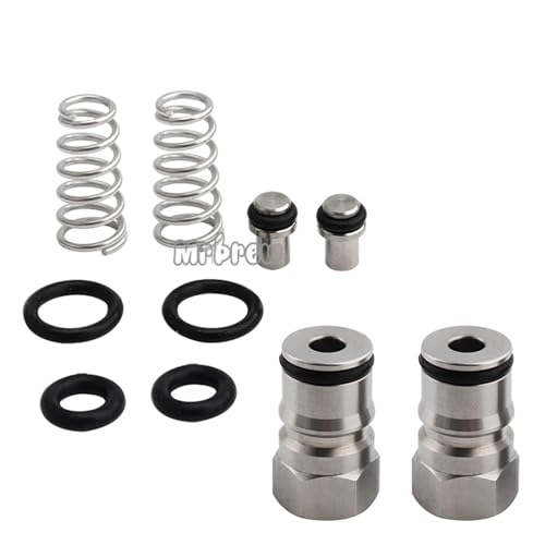 Kit de postes de acero para bloqueo de bola de 19/32" con juntas para barril corny 4