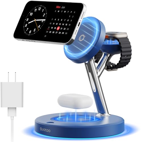 Wireless Charger 3-in-1 with MagSafe & Ambient Lighting