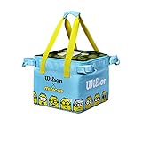 Contenido: 1x Wilson Bolsa para carro de pelotas, Minions Teaching Cart Bag, Dimensiones: 9,9 x 23,9 x 49,8 cm, Material: Nailon, Color: Azul