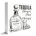 Mexican Bar Decor Wooden Box Sign, Mexico Tequila Fiesta Party Decor Cinco De Mayo Mexican Festival Home Kitchen Restaurant Bar Decoration, Cheaper Than Therapy