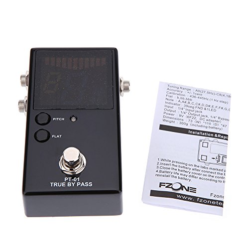 Moochy Afinador de Pedal guitarra baixo violino Ukelele Mini