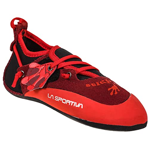 LA SPORTIVA Knitwear Unisex Kids Climbing Shoes, Chilli Poppy, 9.5 by La Sportiva - Used condition - US$100.70