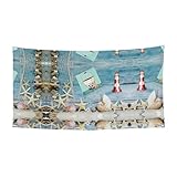 Cartel de fondo para eventos de playa, faro, colgante, decoración de vacaciones, desfile, suministros de fiesta de cumpleaños, etc.