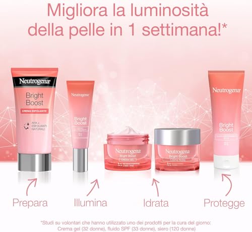 Neutrogena Bright Boost Fluido Viso Idratante Con Protezione Solare Viso SPF 30, 50 Ml - 7