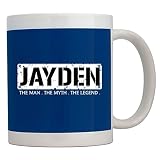 Capacidad 11 oz Teeburon Jayden The Man The Myth The Legend Taza