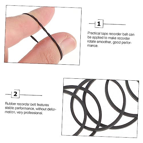Vaguelly 50 correias gravadoras para manutenção, correias gravadoras para reparo, cassete, casa de b
