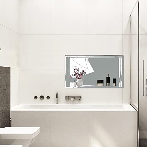 Inserto para nicho de ducha empotrado Suntage, acero inoxidable, sin necesidad de azulejos, para almacenamiento en pared de ducha o baño, 24" x 12", acabado brillante miniatura 5