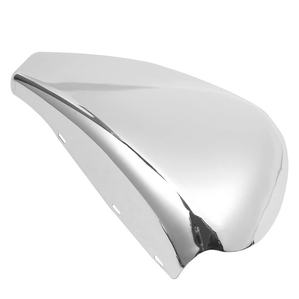 Left Side Battery Cover For Harley Sportster 883 1200 2004-2013 - Chrome Metal Replacement Cover