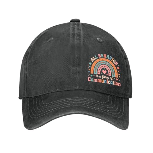 All Behavior is A Form of Communication Hat for Baseball