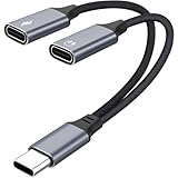 【2026 新版】イヤホンジャック 変換 タイプc 2-in-1オーディオケーブル PD60W 急速充電 DAC搭載 ハイファイ音質 音声通話/音楽再生に対応 充電しながら音楽を聴くことができます 二股 高耐久 ナイロン編み 接続ケーブル iPhone 17/16/15/iPad/MacBook/Android などの USB-C 接続デバイスと互換性があります