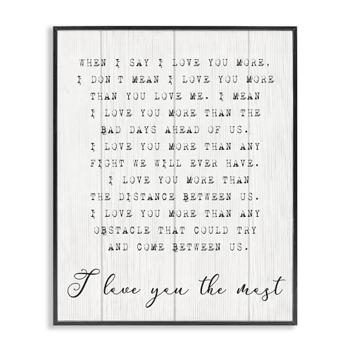 Inspirational Love Quote Floral, 24 x 30 Inch Framed Giclée Print
