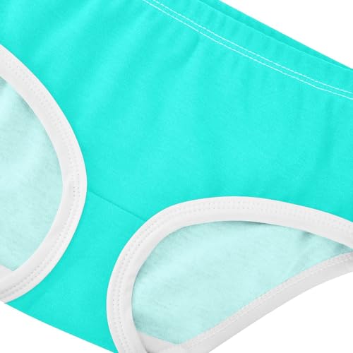 Joisal Turquoise Blue Bright Girls Underwear Toddlers 2t Cotton Cute Panties Girl Funny Undies Kids Briefs4