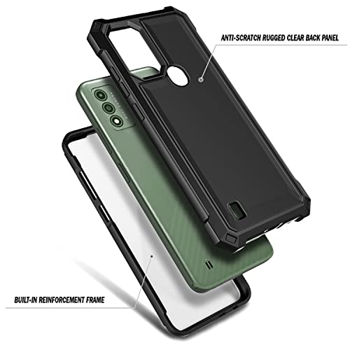 Wdhd Case For Wiko Voix With [Built-In Screen Protector], Full-Body Protective Shockproof Rugged Bumper Cover, Impact Resist Durable Phone Case (Black) #TOP2