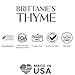 Brittanie's Thyme Pure Hyaluronic Acid Serum Powder, 100 Grams | High Molecular Weight, Cosmetic Grade, 100% Natural, Boosts Skin Hydration for Softer, Smoother Skin