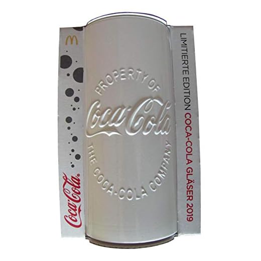 Coca Cola & Mc Donald 2019 utgåva glas vit