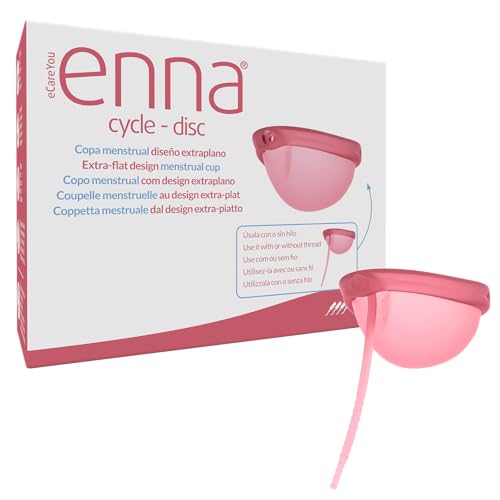 ENNA CYCLE DISC - Copa menstrual de gran capacidad, diseñada para relaciones íntimas sin complicaciones