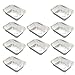 Produktbild Heng 10Pcs Grillpfannen Rechteckige Aluminiumfolie Lebensmittelbehälter BBQ Tray to-Go-Boxen für Home Picknick Restaurant, 10pcs