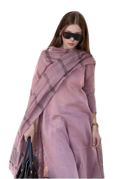 Women Rayon Kurta Pant Dupatta Set Designer Printed Ethnic Suit 3 Piece Straight Kurti with Bottom and Soft Dupatta Casual Festive Office_Lavander3PCSET_PRT-image-24