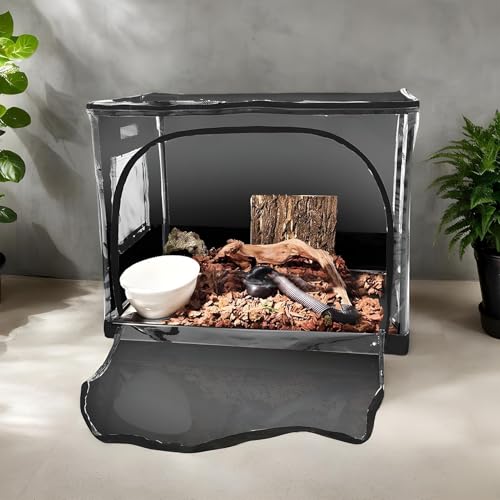 Enclos pour reptiles avec base imperméable et tente transparente - 7