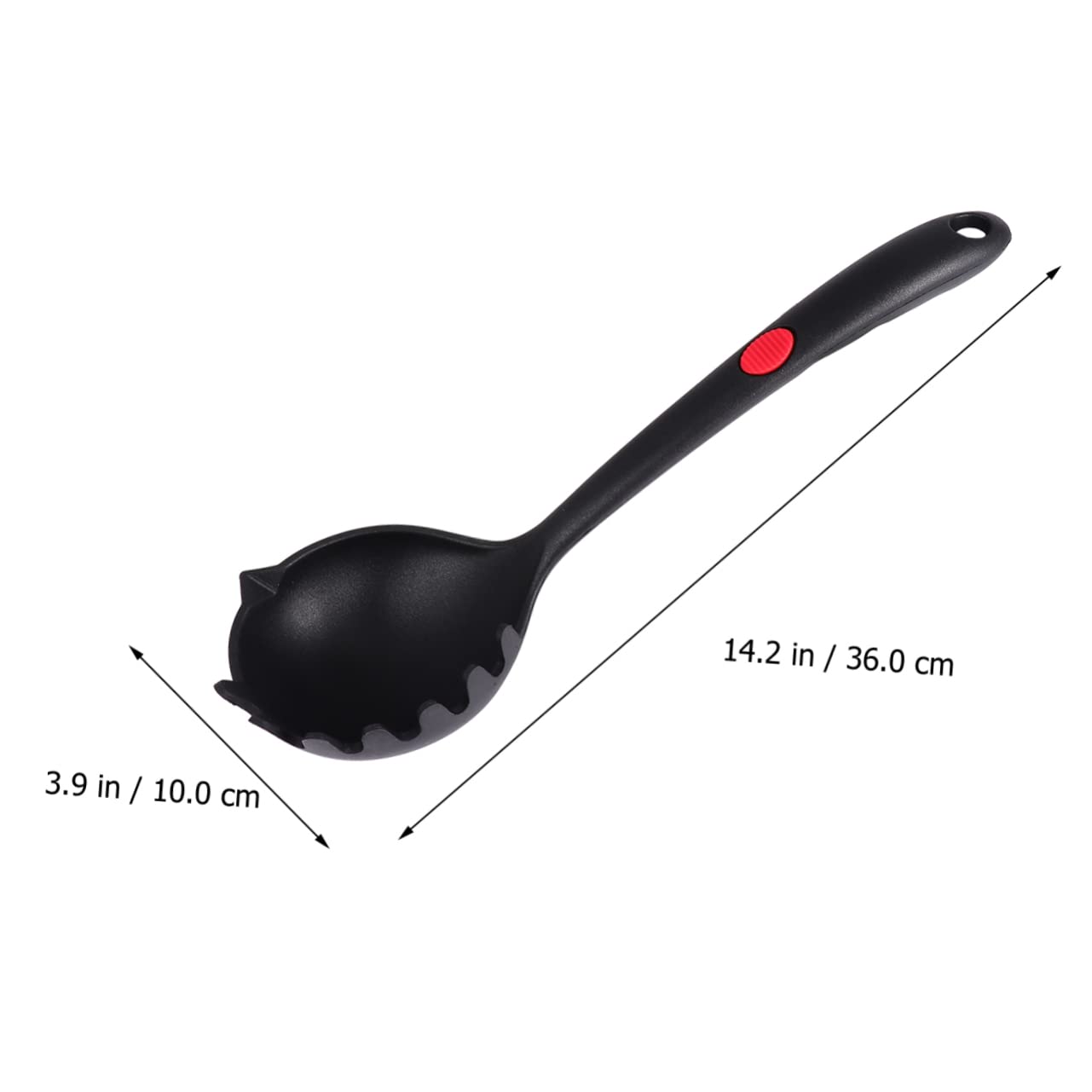 Alipis 2 Pz utensili da cucina set cucina attrezzi cucina cucchiai di silicone cucchiaio per servire gli spaghetti utensile in silicone gadget da cucina pentole anti-aderente server suite