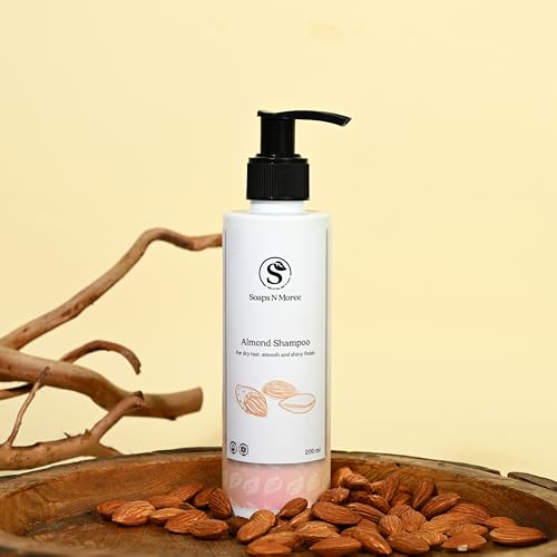 Image of Almond Shampoo for Hair Cleansing | Hydrating Shampoo for Dry, Rough & Dull Hair | Helps Cleanse Scalp, Improve Texture & Smooth Shine | Gentle Care for Fresh Feel & Manageable