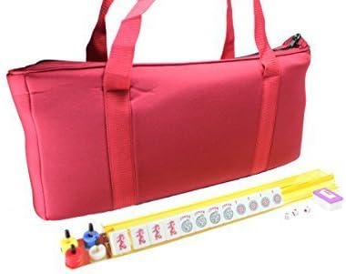 Brand New American Mahjong Set in Burgundy Bag , 166 Tiles(mah Jong Mah Jongg Mahjongg)