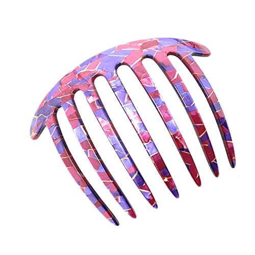 Peigne à cheveux 7 dents antidérapant pour fixer les cheveux épais