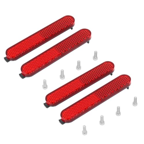 2Set Scooter Side Reflective Strap Front Rear Safety Tube Night Reflector